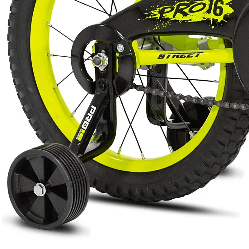 16" Kent Pro 16 Yellow, Replacement Training Wheel (Set)