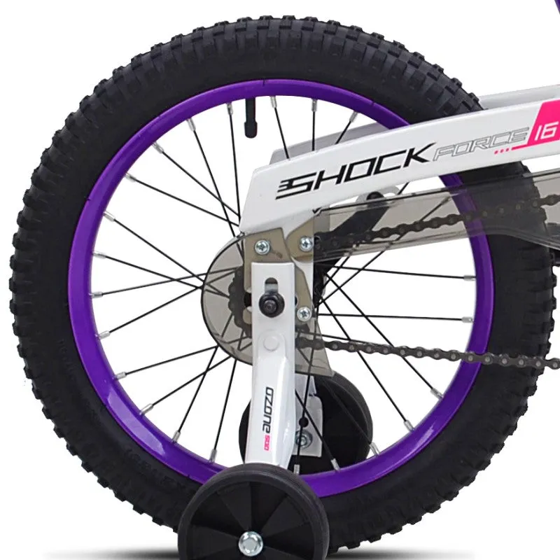 16" Ozone 500 Shock Force Purple, Replacement Rear Wheel