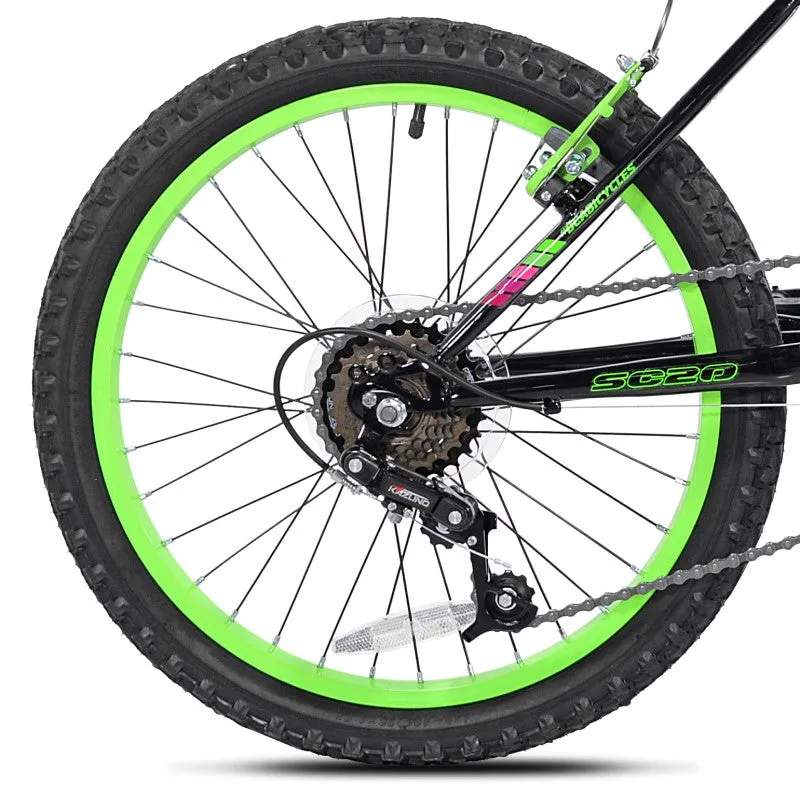 20" BCA SC20 Green Pink, Replacement Rear Wheel