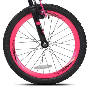 20" BCA Star Cross Pink Black, Replacement Front Wheel