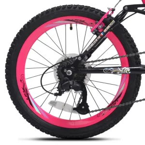 20" BCA Star Cross Pink Black, Replacement Rear Wheel
