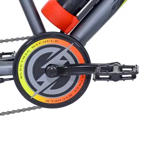 20" Kent Torpedo Orange-Grey E-Bike, Replacement 3 Piece Crank