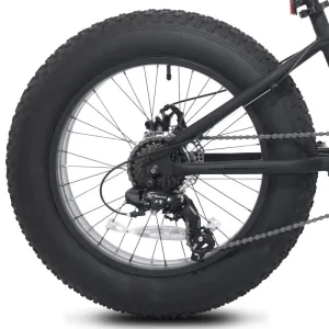 20" Ozone 500 Challenger Fat Tire Black, Replacement Rear Wheel
