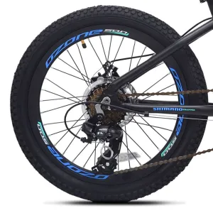 20" Ozone 500 Fragment Black-Blue, Replacement Rear Wheel