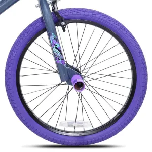 20" Ozone 500 Slingshot Gray Purple, Replacement Front Wheel