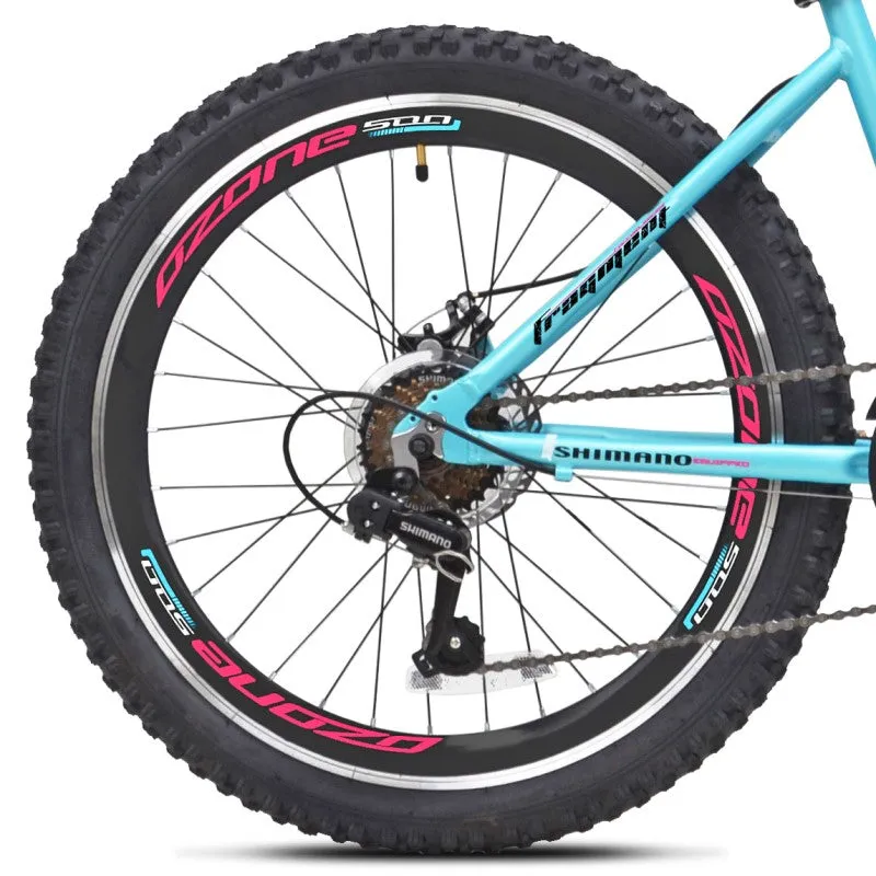 24" Ozone 500 Fragment Blue/White, Replacement Rear Wheel