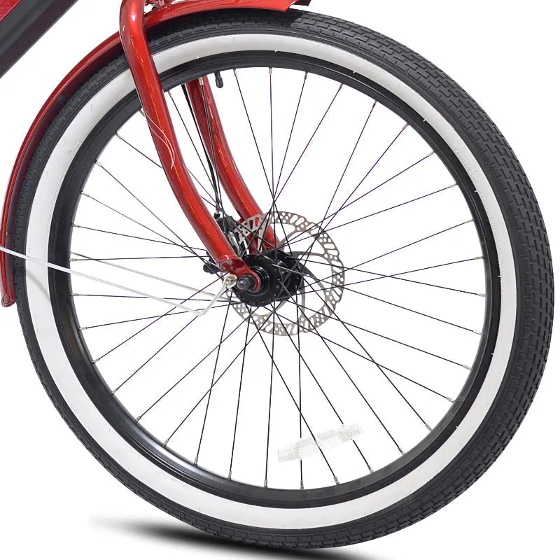 26" Kent Electric Cruiser E-Bike, Replacement Front Wheel