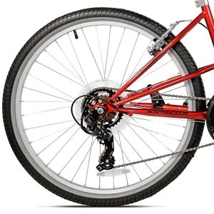 26" Northwoods Tandem Red, Replacement Rear Wheel