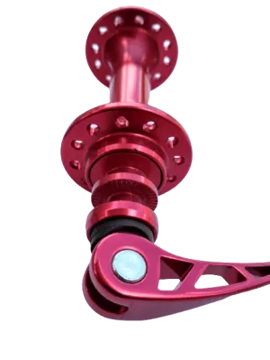 ABC Road Cartridge Bearing Rim Brake Front Hub (Red)