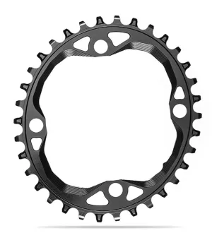 AbsoluteBlack Premium 1x 104 BCD Oval Chainring (Black)