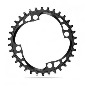 AbsoluteBlack Shimano 1x Round 10/11/12 Speed Chainring (Black)