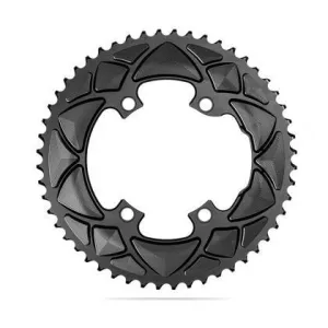 AbsoluteBlack Shimano 9100/8000 Round 10/11 Speed Chainring (Black)