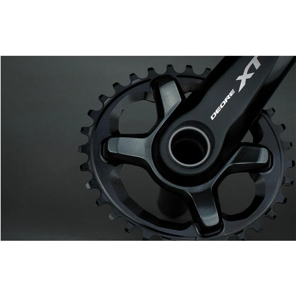 AbsoluteBlack Shimano XT8000 1x Oval 10/11/12 Speed Chainring (Black)