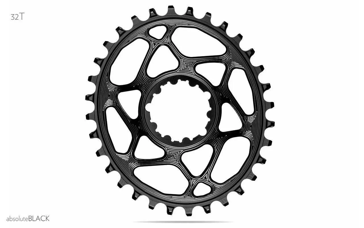 AbsoluteBlack Sram 1x GXP 9/10/11/12 Speed Chainring (Black)