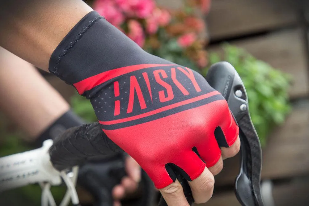 Baisky TRHF390 Unisex Cycling Gloves (Conquer Red)