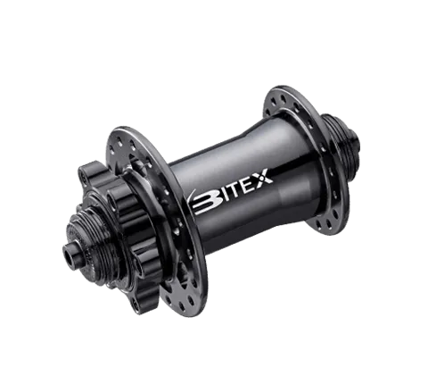 Bitex BX207F 12mm Disc Brake Front Hub (Black)