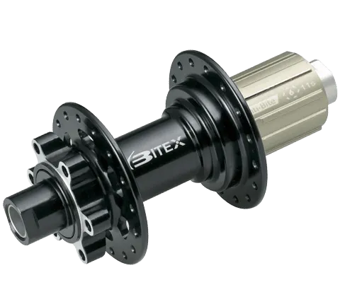 Bitex MTR12 135mm Disc Brake Rear Hub (Black)