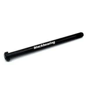 Black Bearing R12.6 12mm Thru Axle (Black)