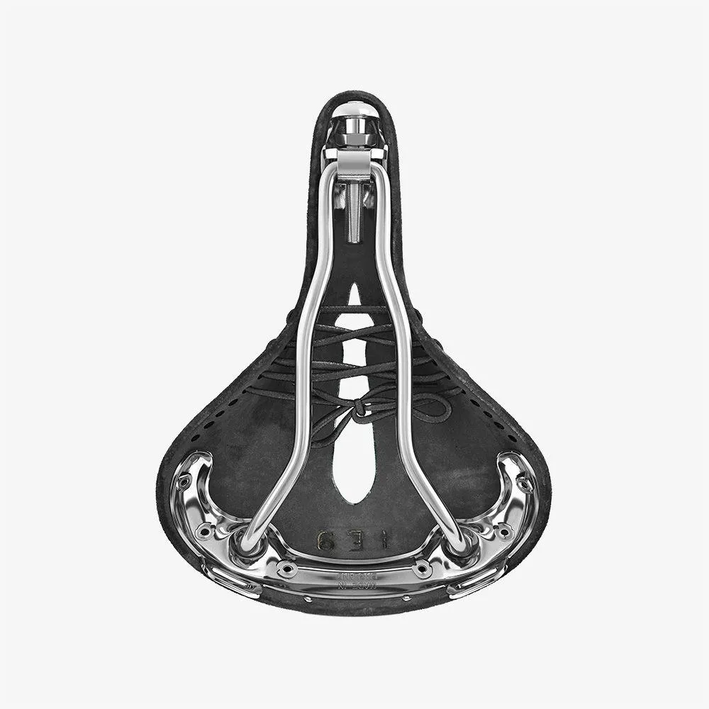 Brooks B17 Carved Short Saddle (Black)