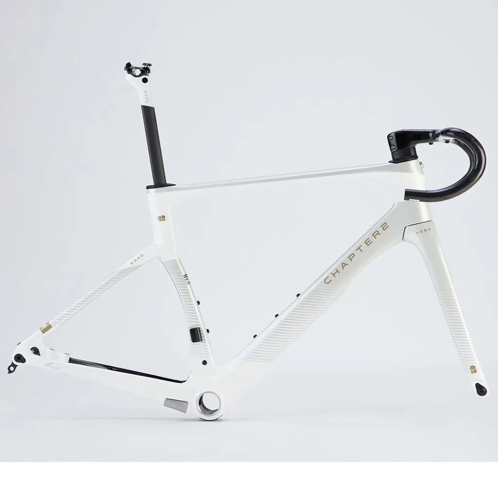 Chapter 2 KOKO Disc Brake Road Frameset (White/Grey)
