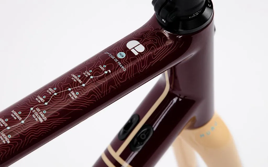 Chapter2 Huru Disc Brake Frameset (Maroon)