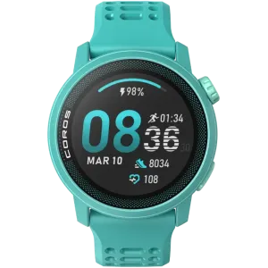 Coros Pace 3 Silicone Smart Watch (Emerald)