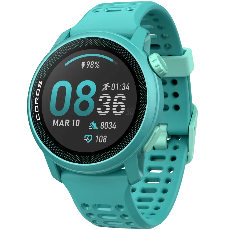 Coros Pace 3 Silicone Smart Watch (Emerald)