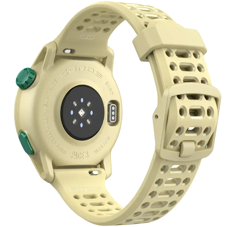 Coros Pace 3 Silicone Smart Watch (Mist)