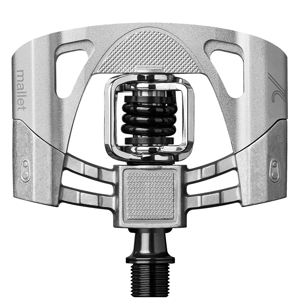 Crank Brothers Mallet 2 Clipless Pedal (Raw Silver)