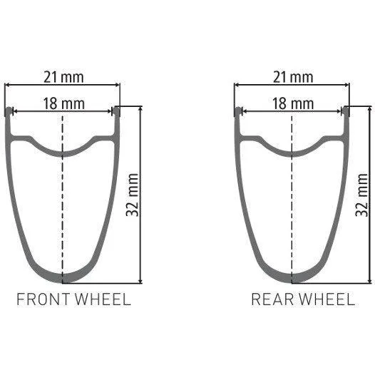 DT Swiss T 1800 Classic Aluminium Tubeless Wheel (Black)