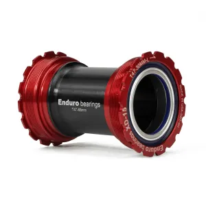 Enduro XD15 Corsa T47 BB30 Bottom Bracket (Red)