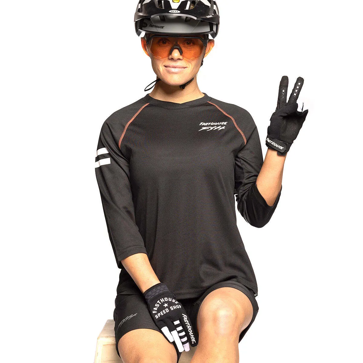 Fasthouse Womens Sidewinder Alloy Raglan Jersey