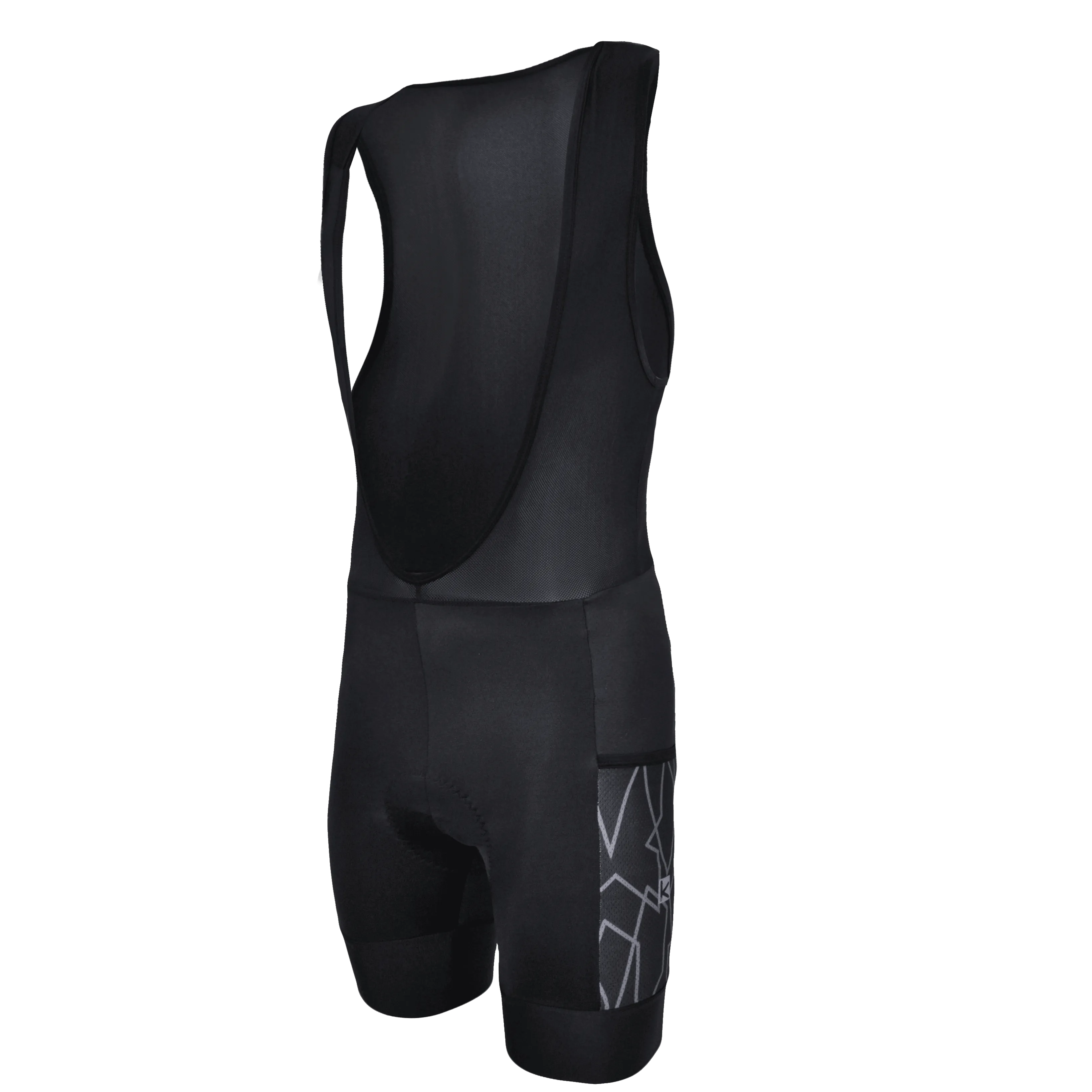 Funkier Piana Elite Mens Cycling Bibshorts (Black)