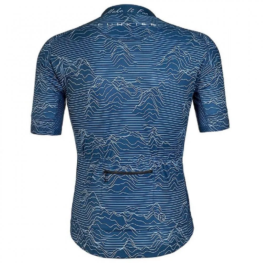 Funkier Rossini Pro Mens Cycling Jersey (Blue)