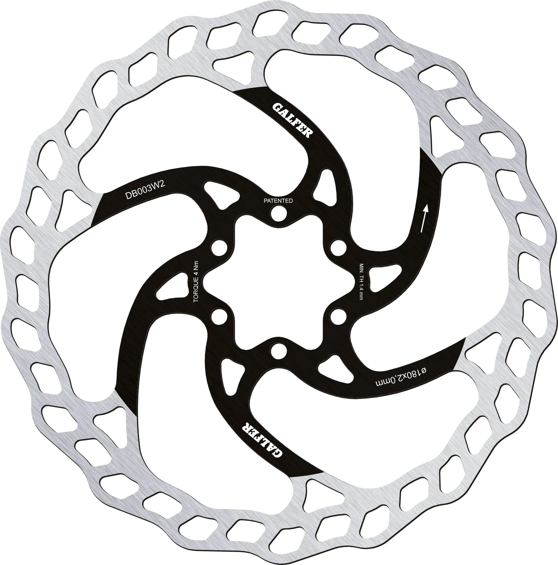 Galfer Fixed Disc Wave Rotor