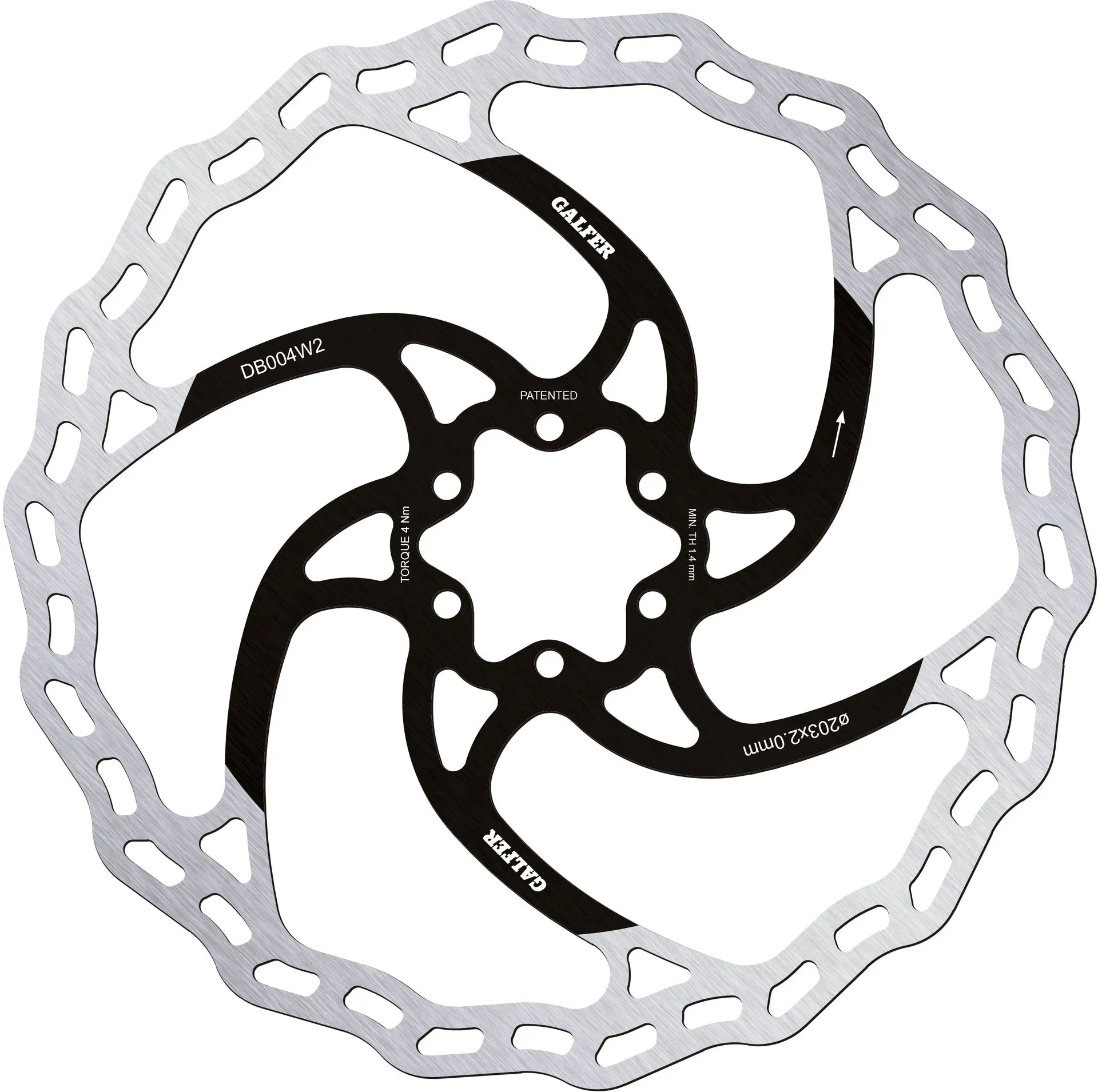 Galfer Fixed Disc Wave Rotor