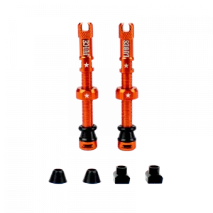 Juice Lubes Tubeless Valves (Orange)