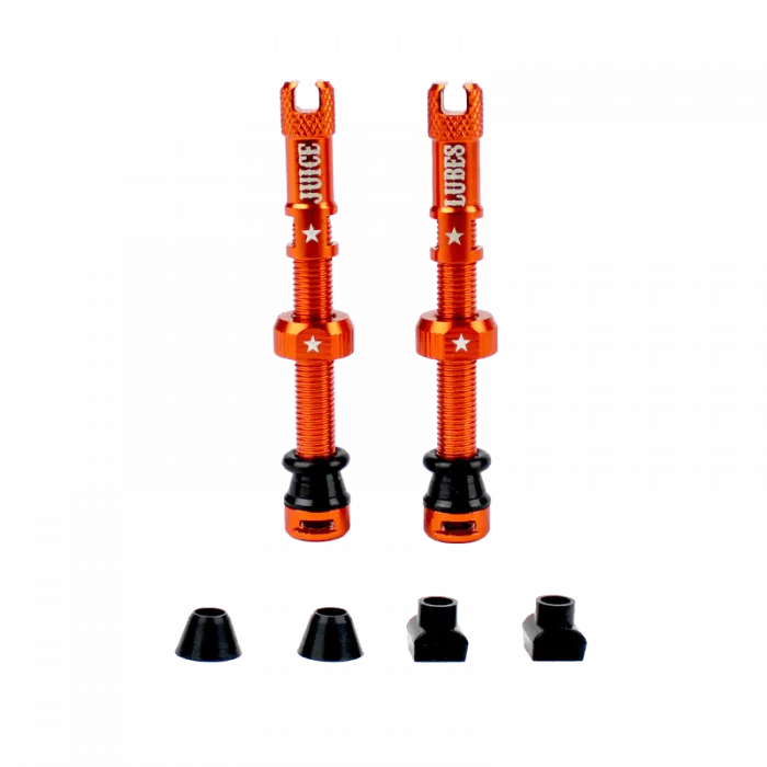 Juice Lubes Tubeless Valves (Orange)