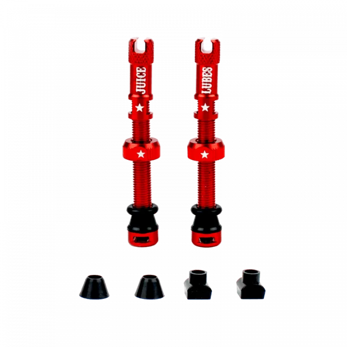Juice Lubes Tubeless Valves (Red)