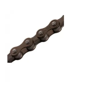 KMC S1 Single Speed Chain (Brown/Brown)