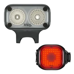 Knog Blinder Road 600, Mini Square Rear - Blinder Mount Light Set