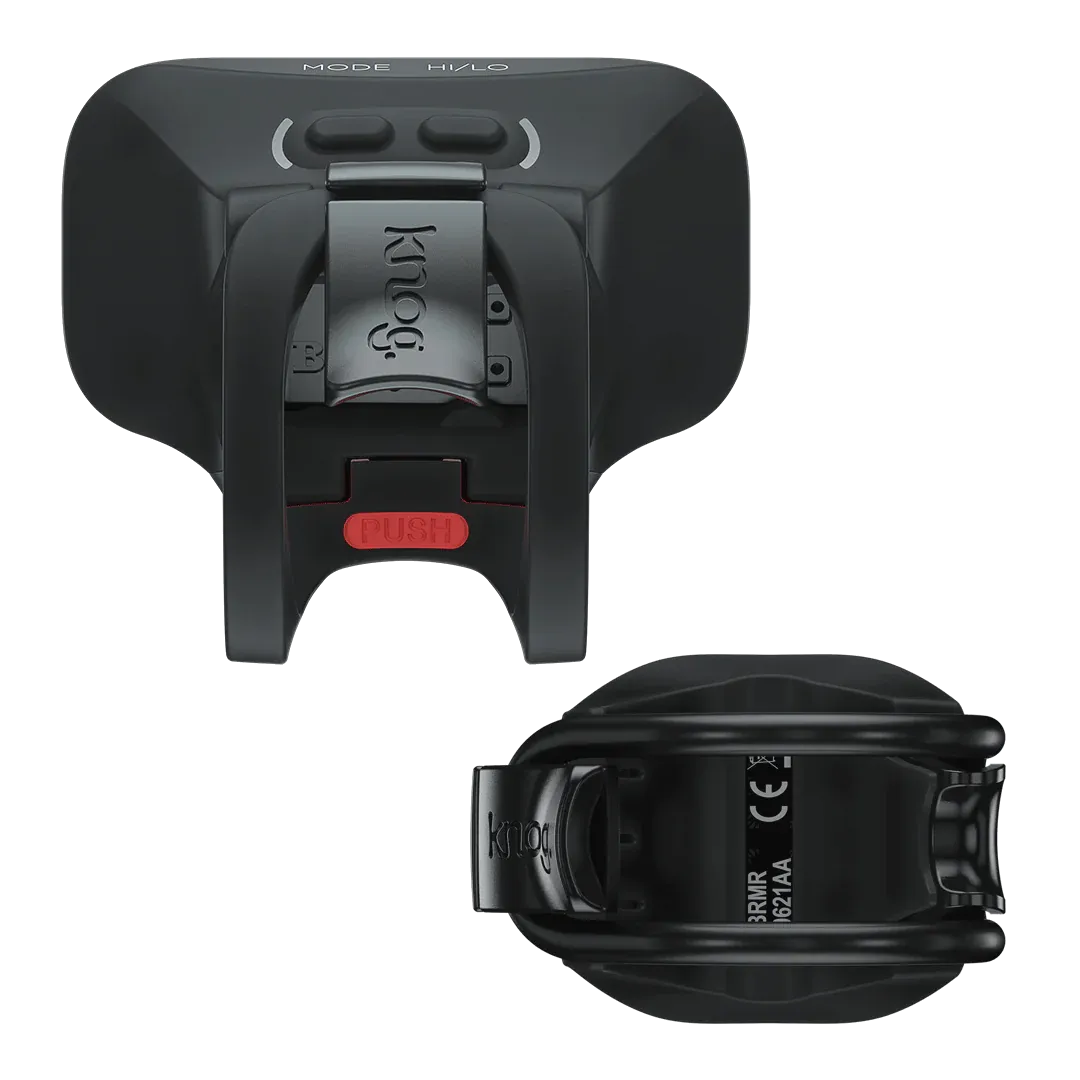 Knog Blinder Road 600, Mini Square Rear - Blinder Mount Light Set
