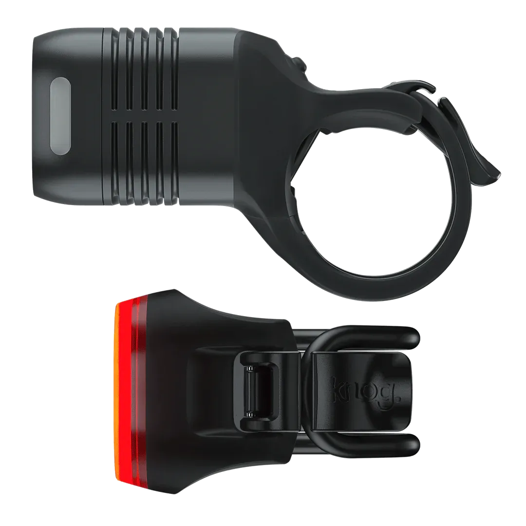 Knog Blinder Road 600, Mini Square Rear - Blinder Mount Light Set