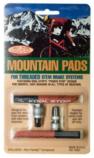 Kool Stop Threaded MTB Rim Brake Pads (Dual Compound)