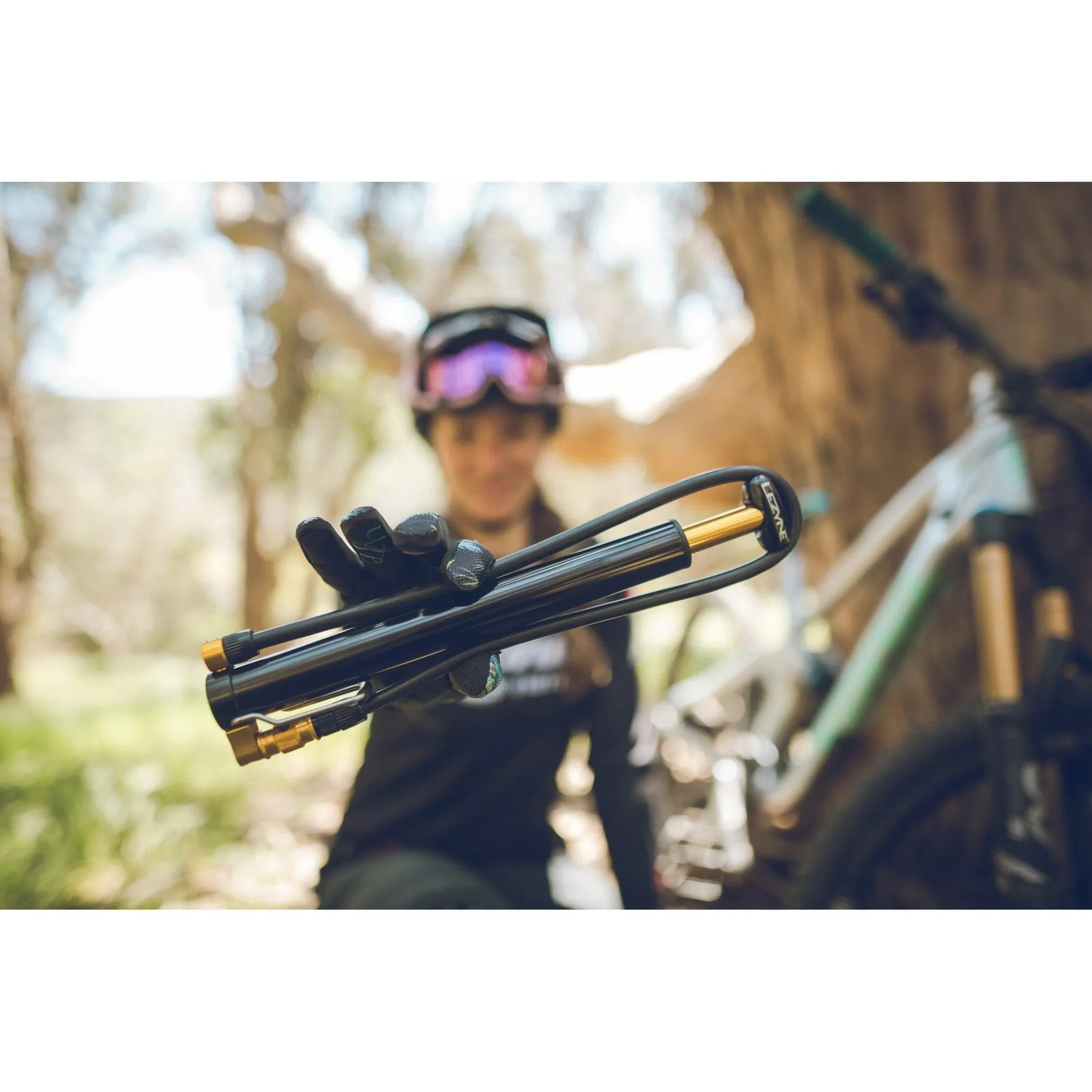 Lezyne Micro Drive High Volume Floor Pump (Black)