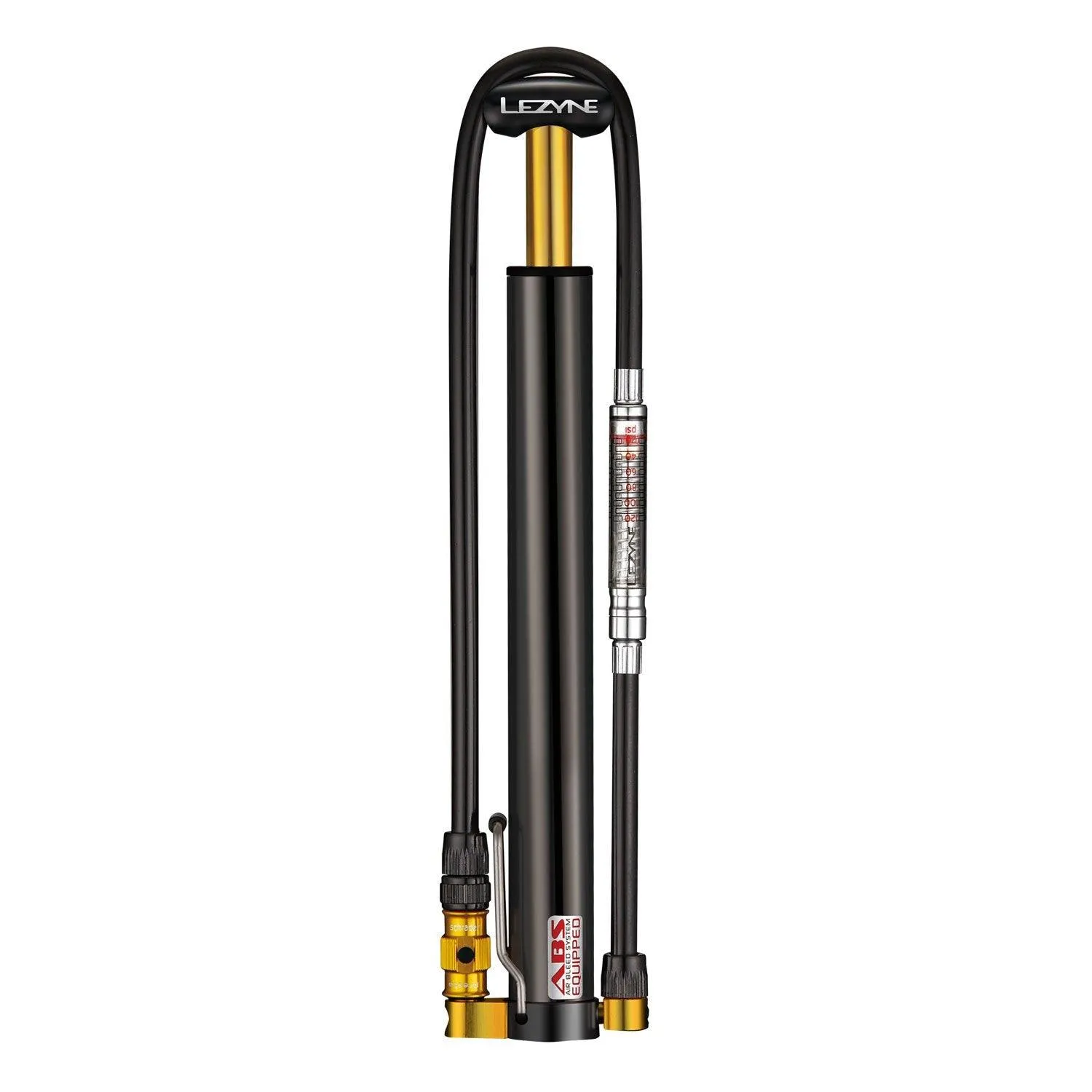 Lezyne Micro Drive High Volume Floor Pump (Black)