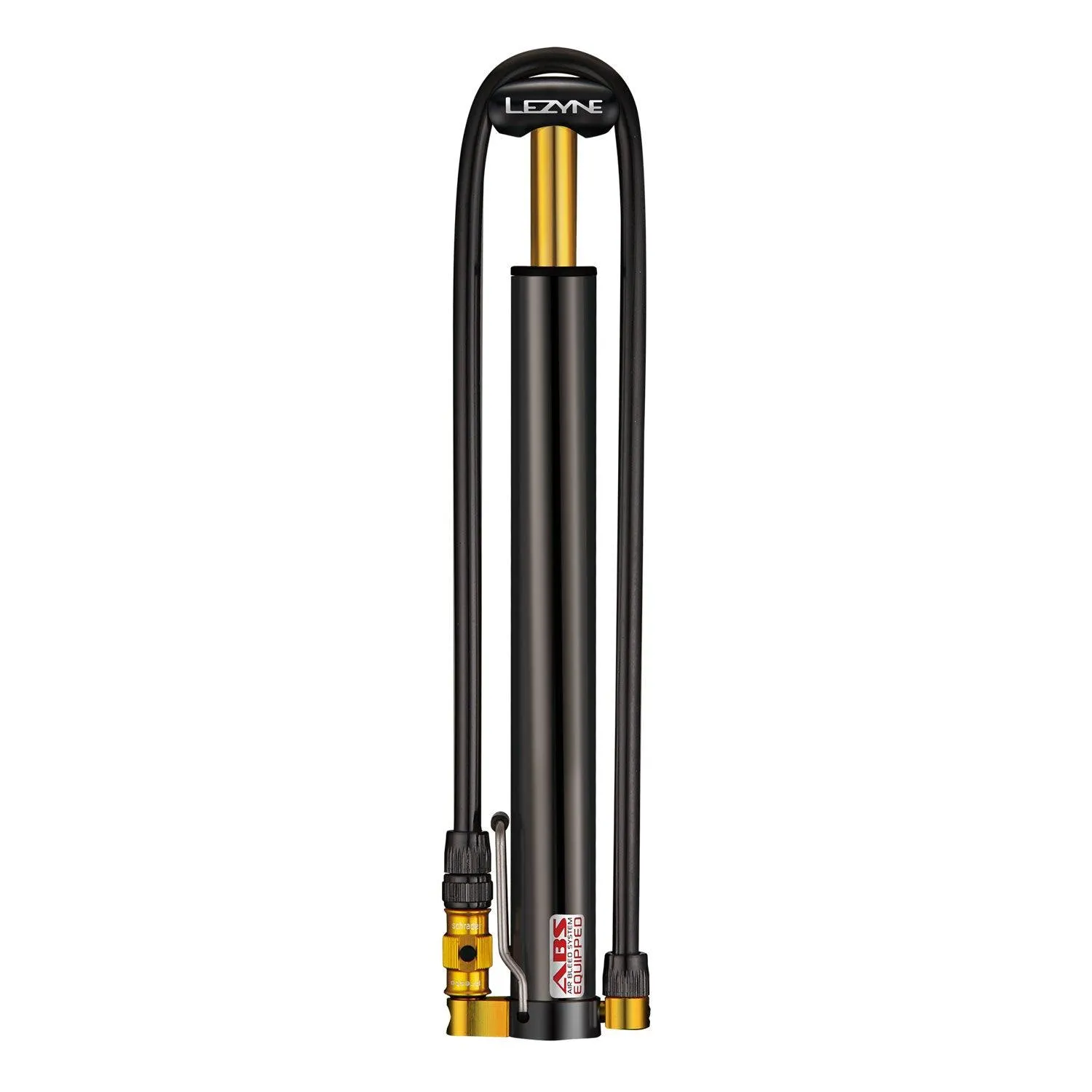 Lezyne Micro Drive High Volume Floor Pump (Black)
