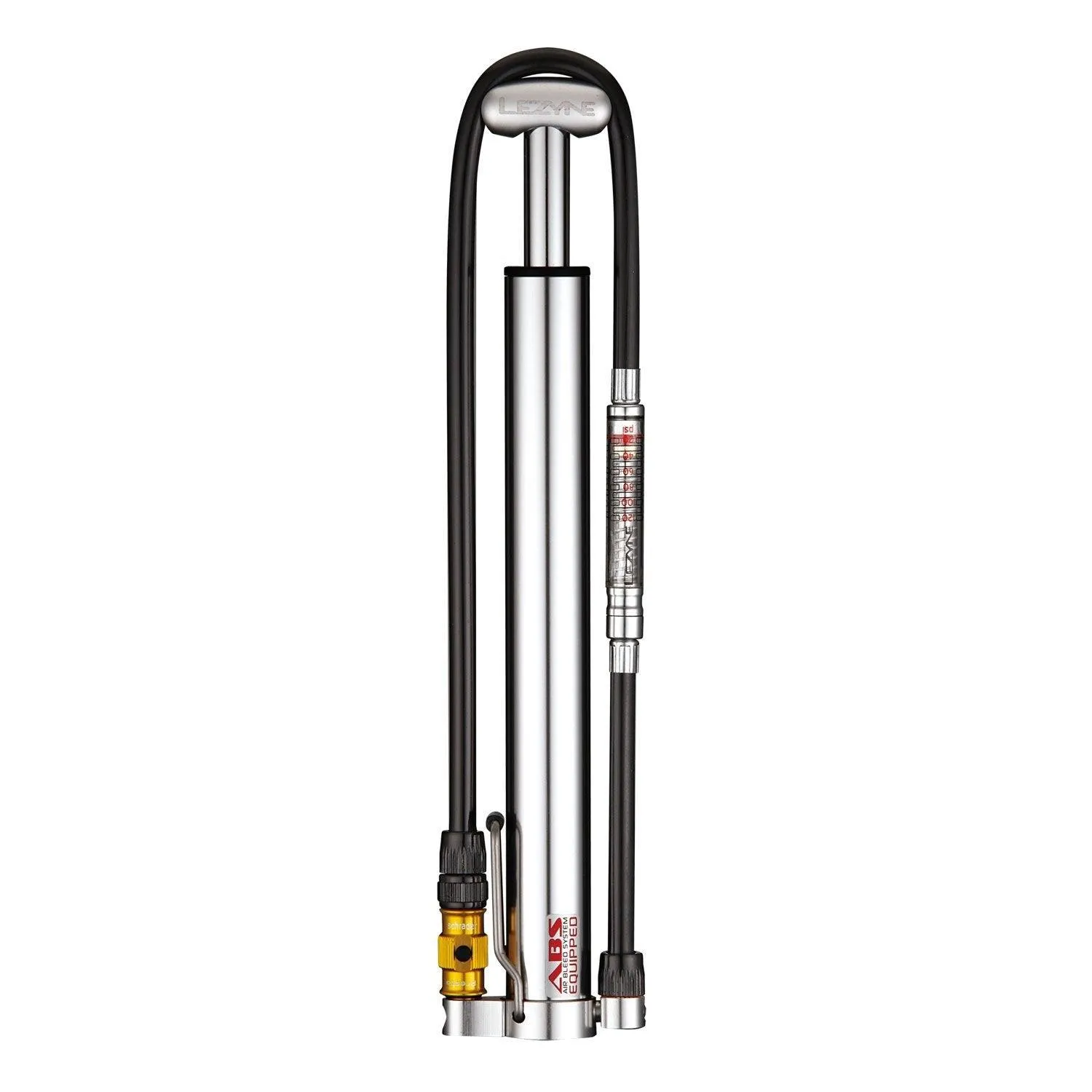 Lezyne Micro Drive High Volume Floor Pump (Black)