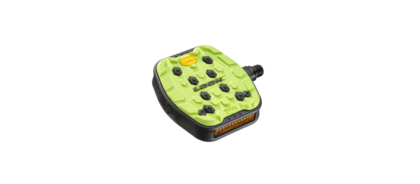 Look Trail Grip Platform Pedals (Lime)