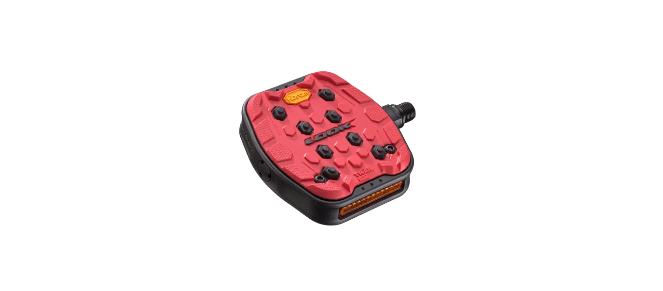 Look Trail Grip Platform Pedals (Red)